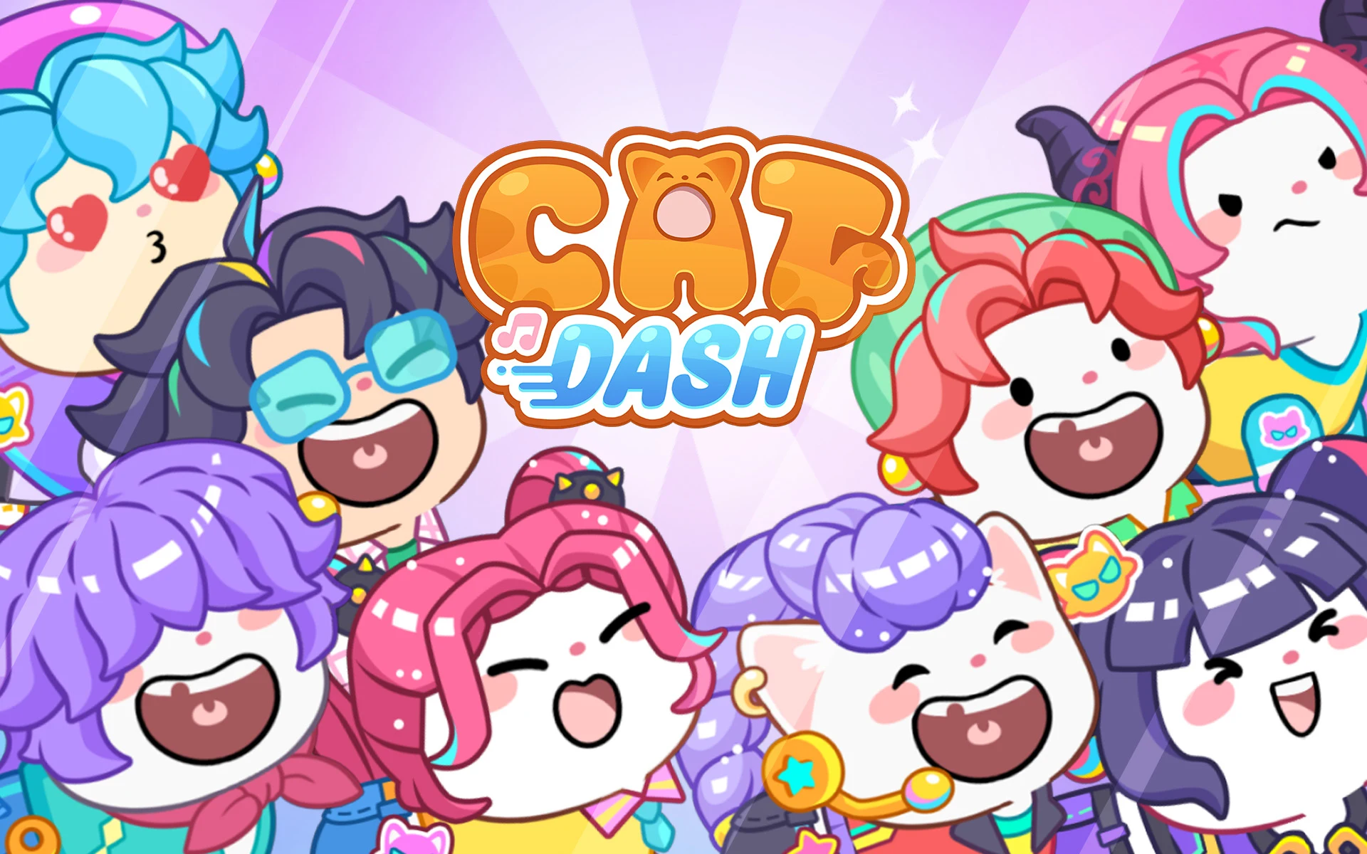 Cat Dash: Cute Cat Music Game screenshot